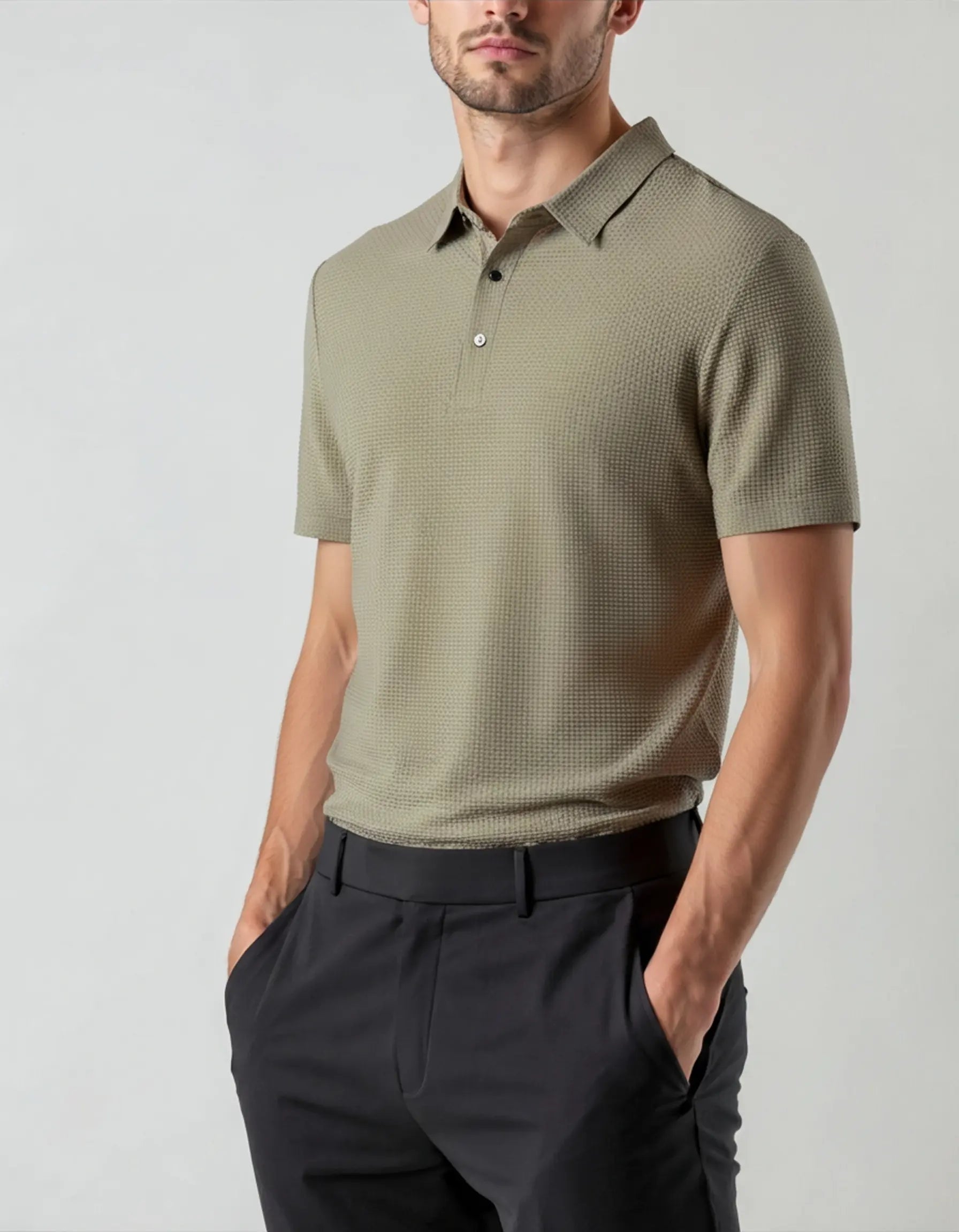 Women's Prestigio Silk Polo (Anti-Wrinkle) | Material: Polyester 8