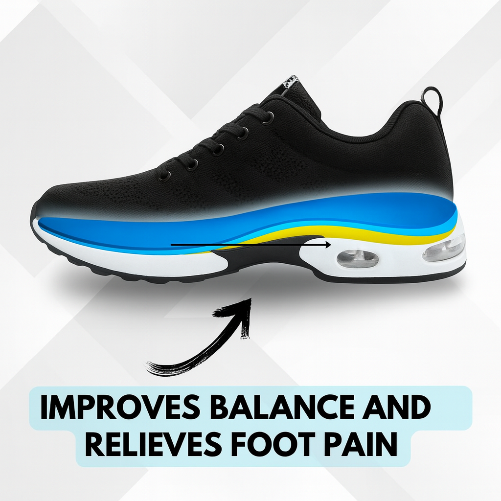 Non-Slip Work Shoes — Lightweight Arch Support