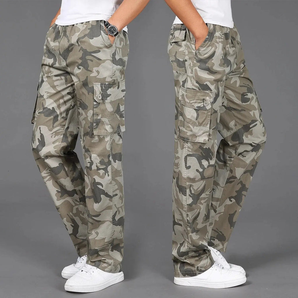 Women's Ranger Camo Cargo Pants | Lightweight cotton fabric for breathability 0