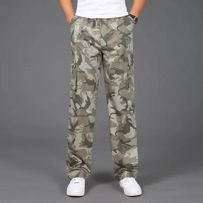 Women's Ranger Camo Cargo Pants | Lightweight cotton fabric for breathability 1