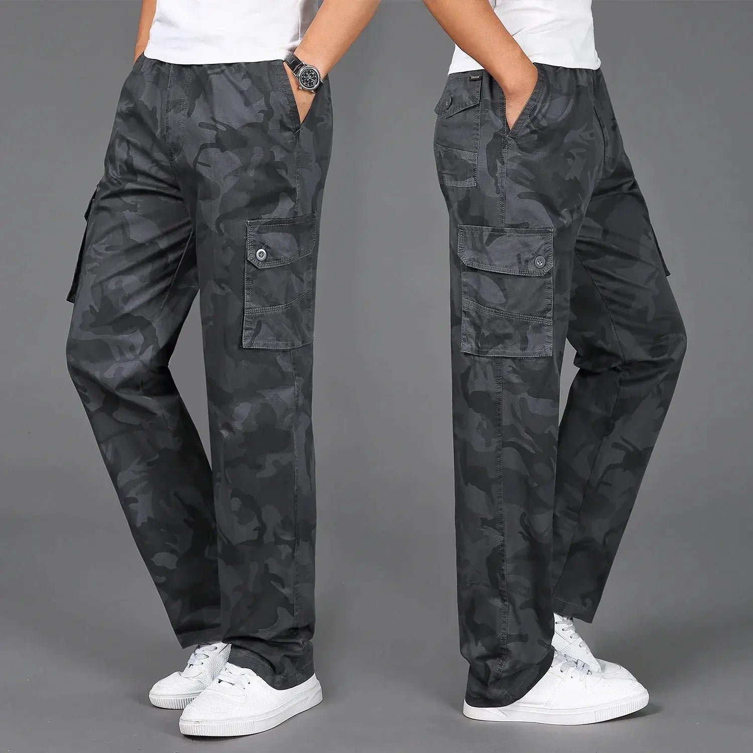 Women's Ranger Camo Cargo Pants | Lightweight cotton fabric for breathability 3