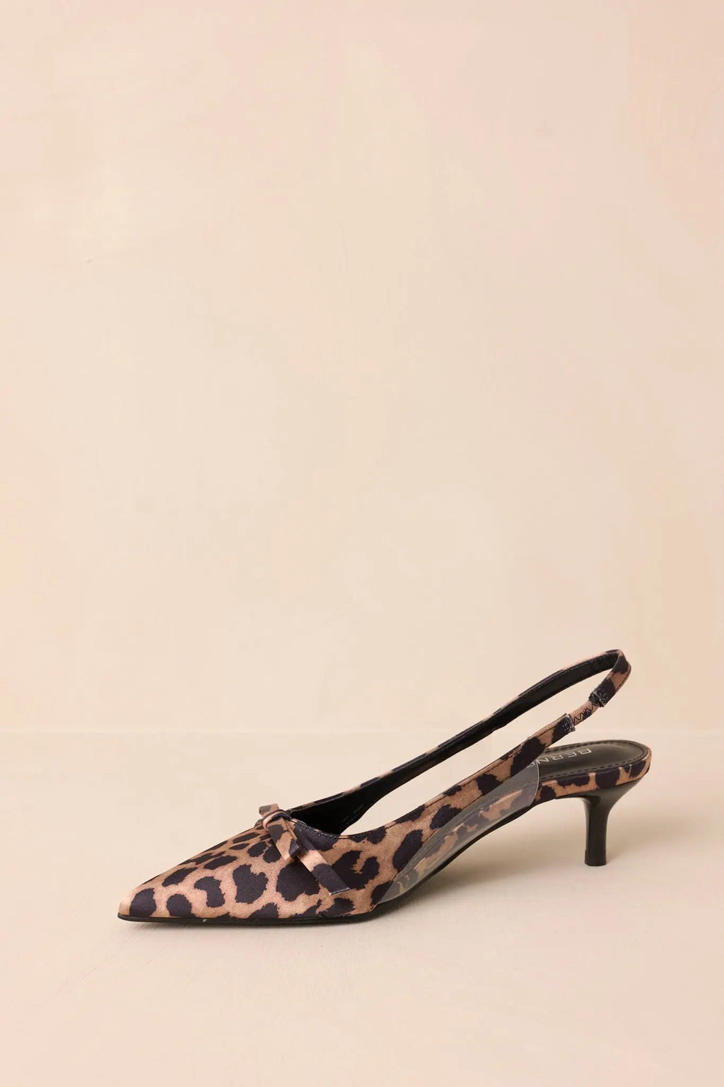 Women's Regal Steps Leopard Print Slingback Kitten Heels | Heel Measures 2.25" in Height 7