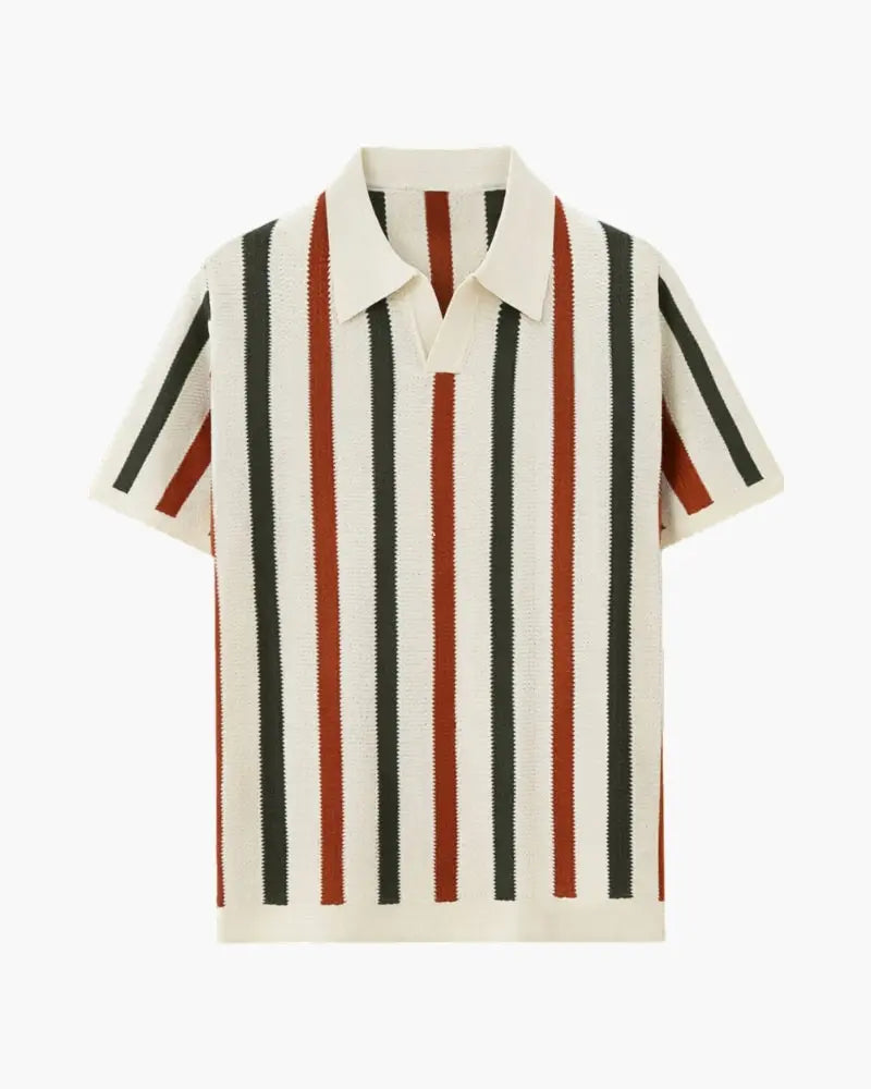 Women's Resort Knit Stripe Polo 1