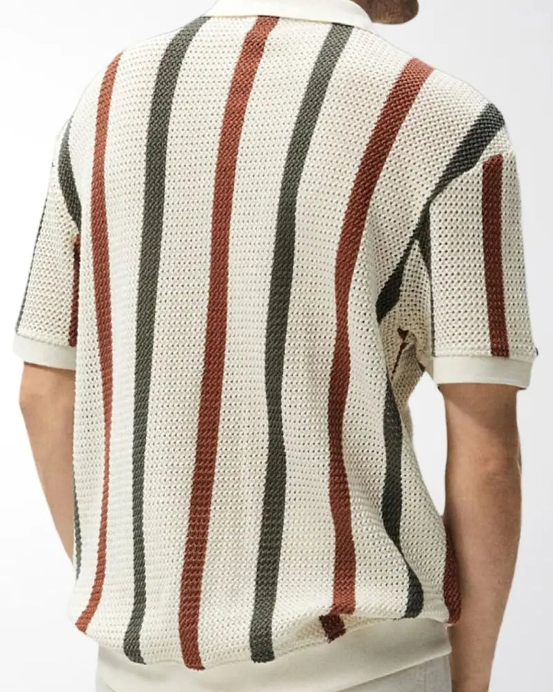 Women's Resort Knit Stripe Polo 2