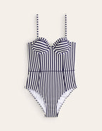 One-Piece Swimsuit — Balconette Neckline, Shaping