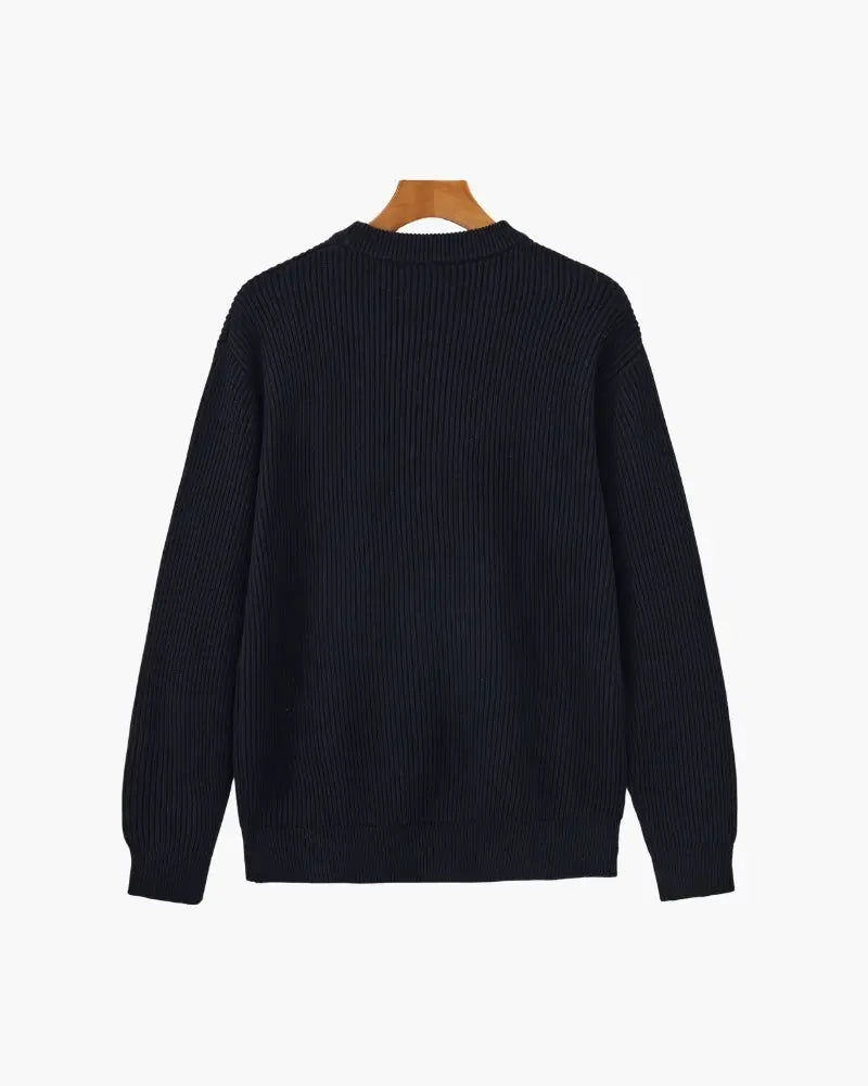 Women's Rib Knit Crewneck | Premium wool-blend with natural stretch and struct 2