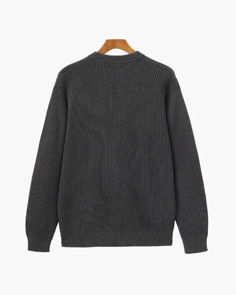Women's Rib Knit Crewneck | Premium wool-blend with natural stretch and struct 7