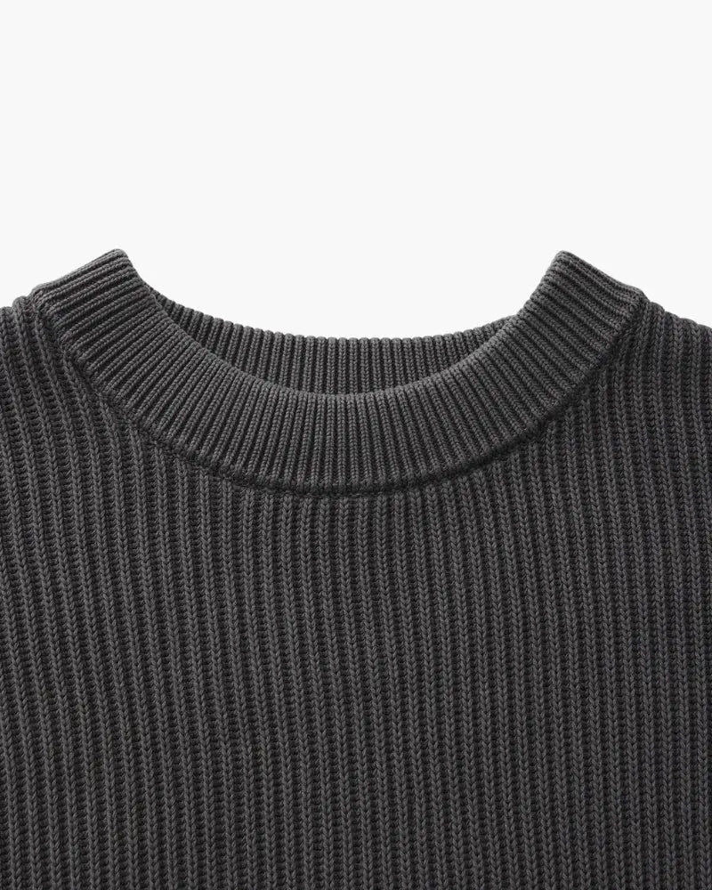 Women's Rib Knit Crewneck | Premium wool-blend with natural stretch and struct 8