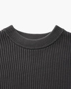 Women's Rib Knit Crewneck | Premium wool-blend with natural stretch and struct 8