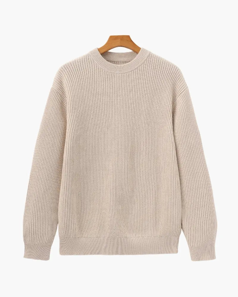 Women's Rib Knit Crewneck | Premium wool-blend with natural stretch and struct 9