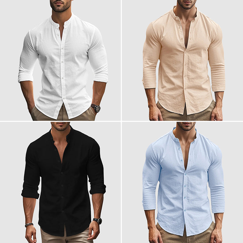 Women's Roberto Russo Breezy Linen Shirt | Material: Premium linen-cotton blend 5
