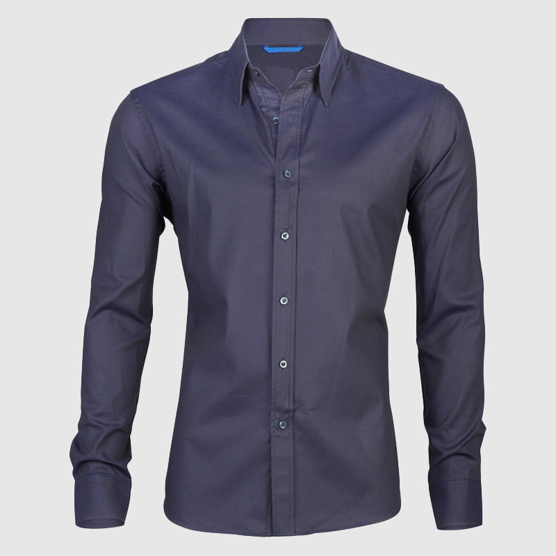 Women's Roberto Russo Fitted Shirt with Integrated Zipper | Material: Cotton and polyester blend 2