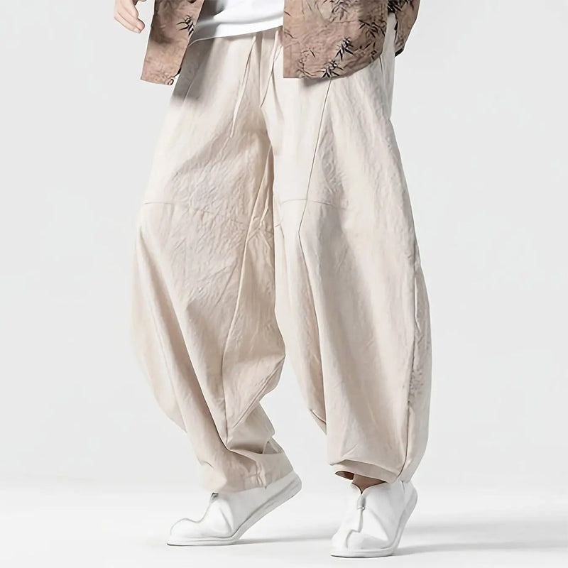 Women's Roberto Russo Loose-Fit Cotton Harem Pants | Material: Cotton blend 1