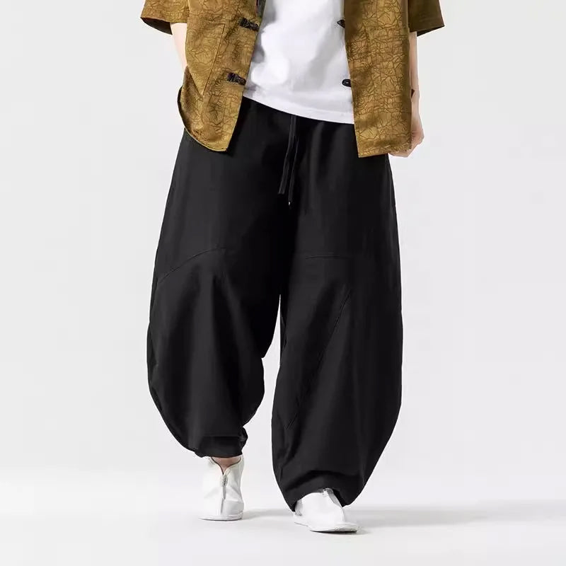 Women's Roberto Russo Loose-Fit Cotton Harem Pants | Material: Cotton blend 2