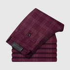 Women's Roberto Russo Marston Plaid Pants | Material: Silk & lyocell blend 6
