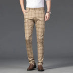 Women's Roberto Russo Marston Plaid Pants | Material: Silk & lyocell blend 8