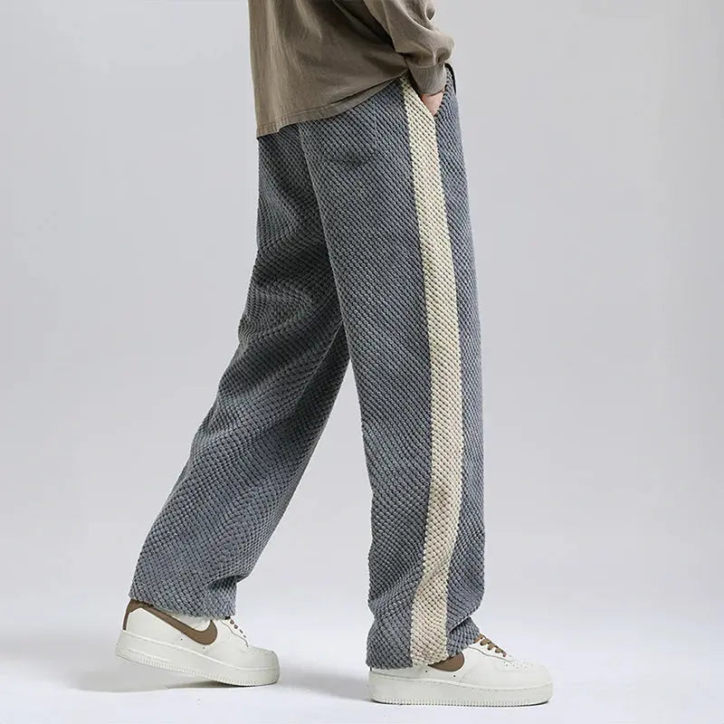Women's Roberto Russo Metro Corduroy Pants | Material: Textured waffle-knit corduroy 3