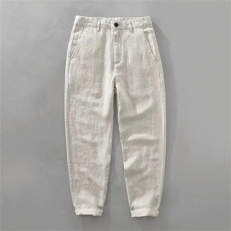 Women's Roberto Russo Pozzuoli Linen Pants | Premium linen blend fabric ensures breathability 0