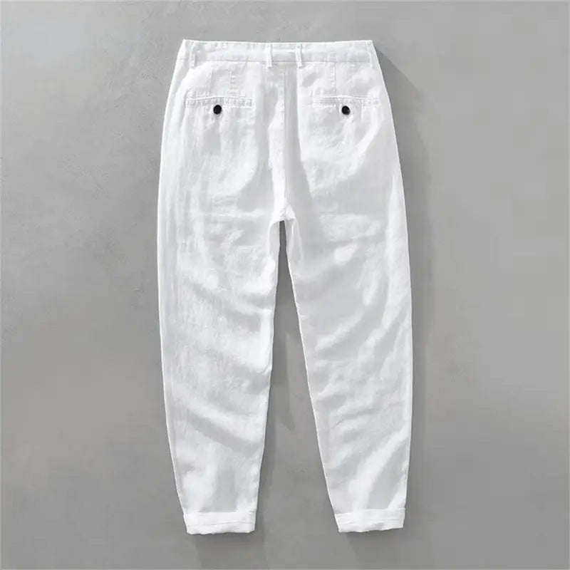 Women's Roberto Russo Pozzuoli Linen Pants | Premium linen blend fabric ensures breathability 5