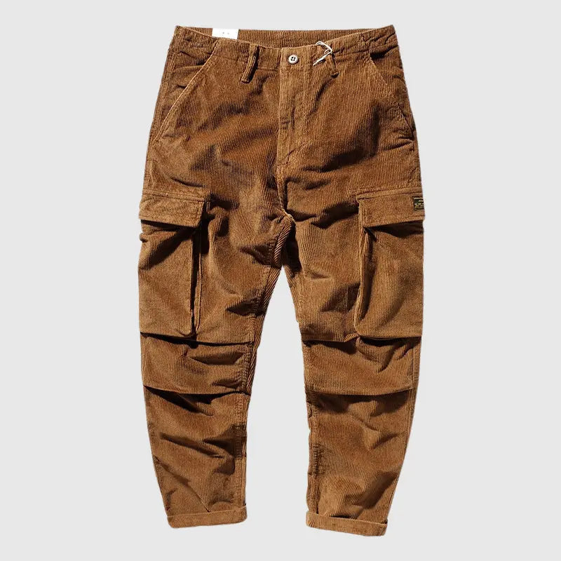 Women's Roberto Russo Retro Corduroy Pants | Crafted from durable polyester blend corduroy fabr 1