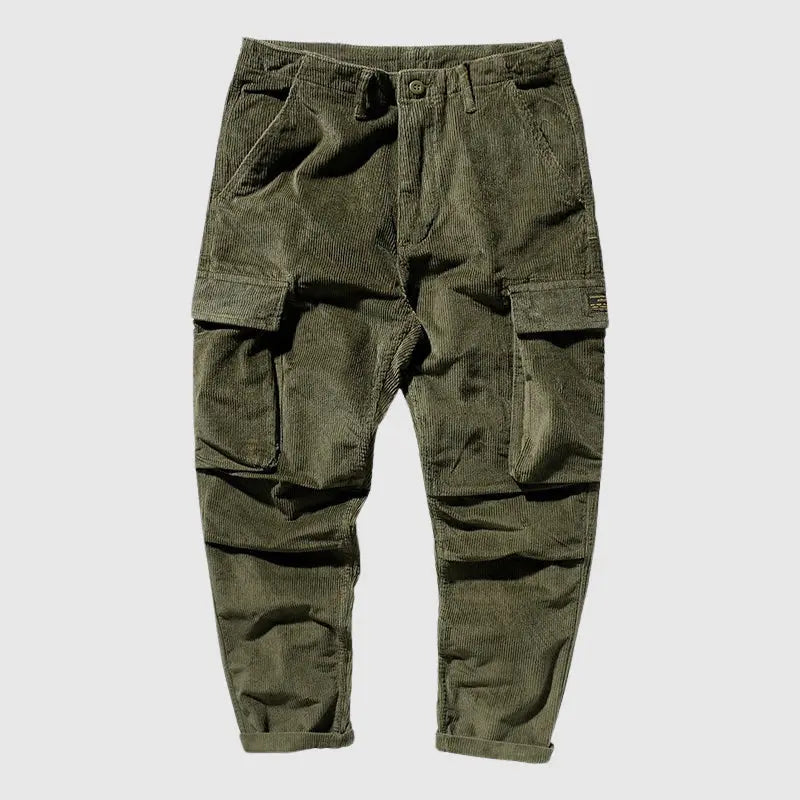 Women's Roberto Russo Retro Corduroy Pants | Crafted from durable polyester blend corduroy fabr 2