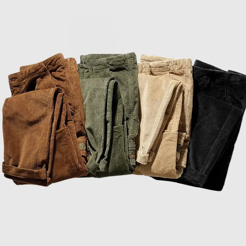 Women's Roberto Russo Retro Corduroy Pants | Crafted from durable polyester blend corduroy fabr 5