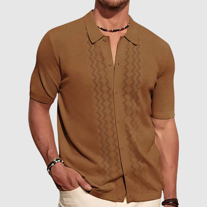 Women's Roberto Russo Summer Knitted Shirt | Premium lightweight viscose blend fabric 1
