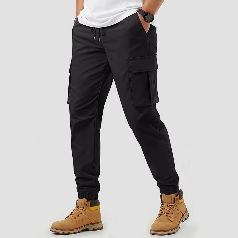 Women's Roberto Russo Water-Repellent Hiking Cargo Pants | Waist: Elastic waistband with adjustable drawstrin 1