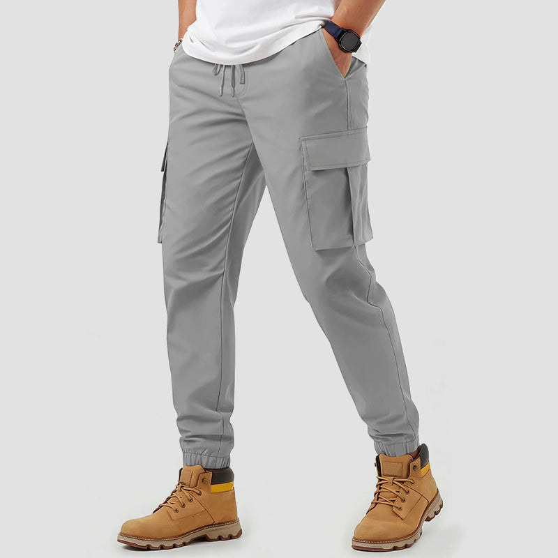 Women's Roberto Russo Water-Repellent Hiking Cargo Pants | Waist: Elastic waistband with adjustable drawstrin 3