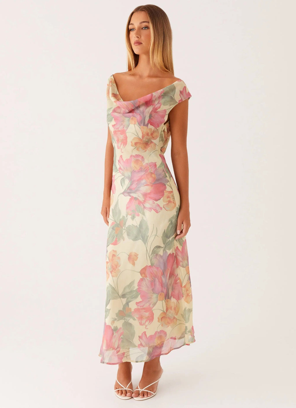 Women's Role Model | Maxi Dress with Back Tie & Exclusive Print | Elegant Style for Sophisticated Moments - Women's | Ti 4
