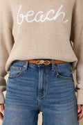 Women's Roped In Cognac Brown Faux Leather Belt | This Belt Measures: 43" 0
