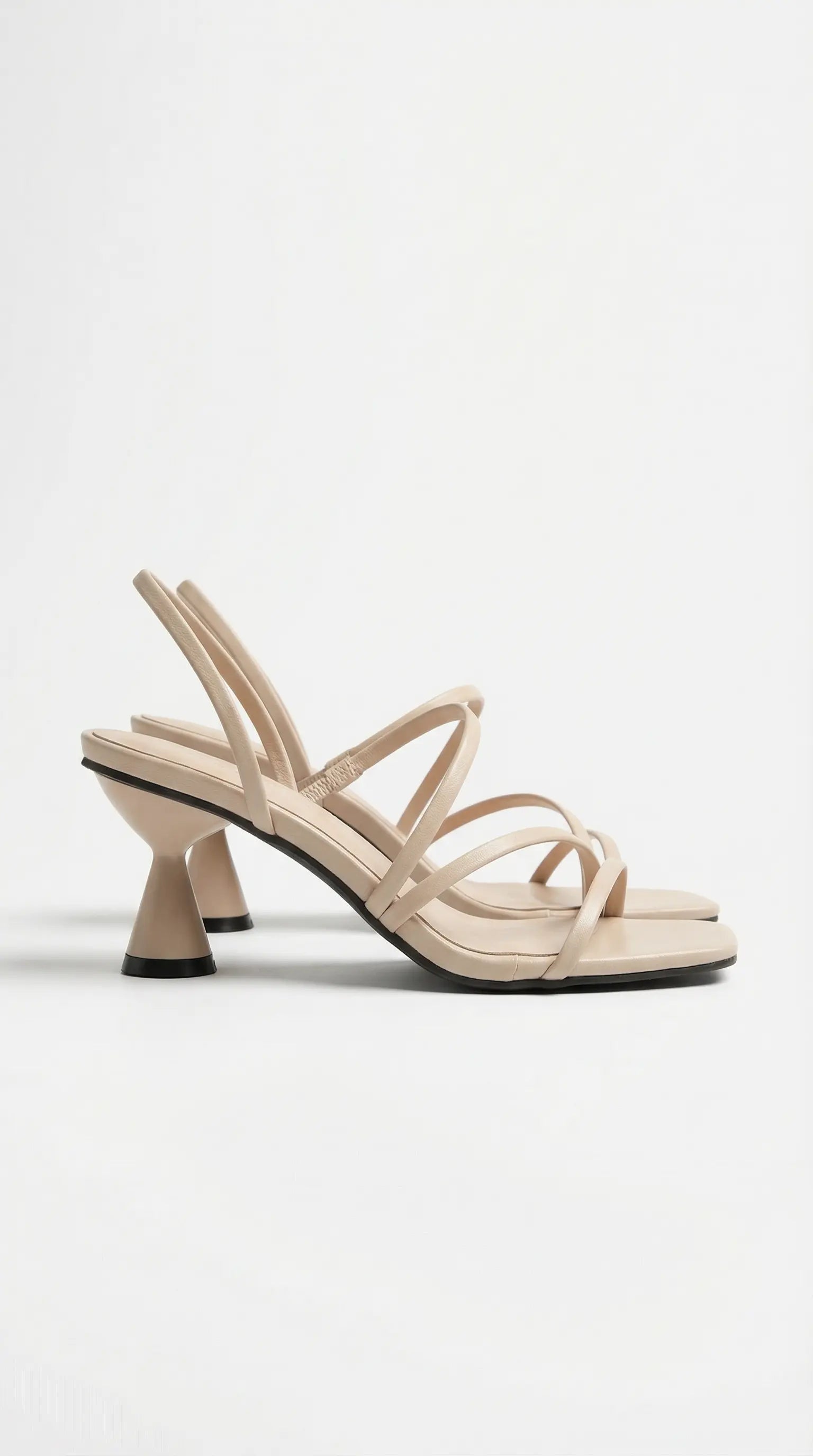 Women's Rosa Mae | Strappy Heeled Sandals with Sculptural Block Heel | Chic Footwear for All-Day Comfort | Comfortable S 0