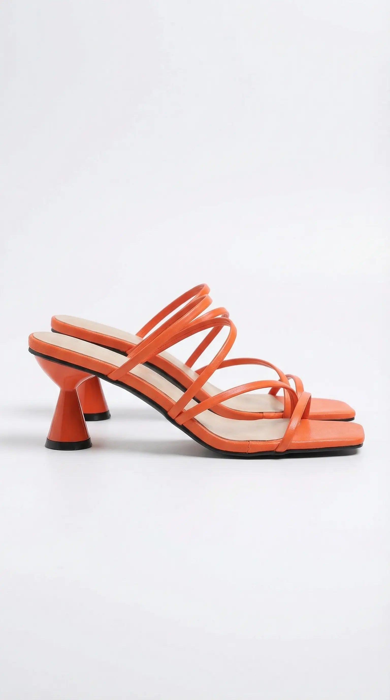 Women's Rosa Mae | Strappy Heeled Sandals with Sculptural Block Heel | Chic Footwear for All-Day Comfort | Comfortable S 10