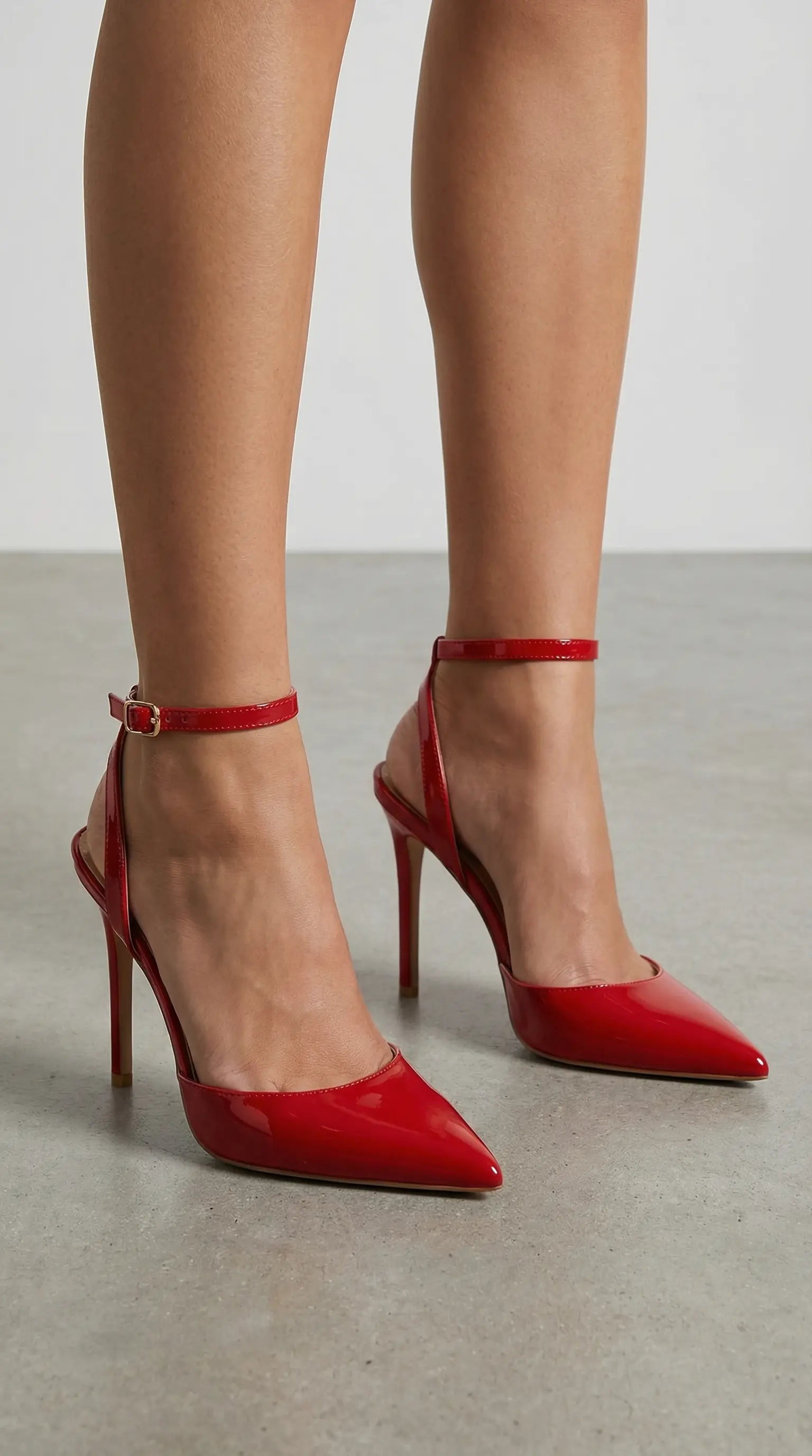 Women's Rosa Mae | Women's Gold Heels with Adjustable Ankle Strap | Elegant Pumps for All-Day Comfort | Luxurious pointe 8