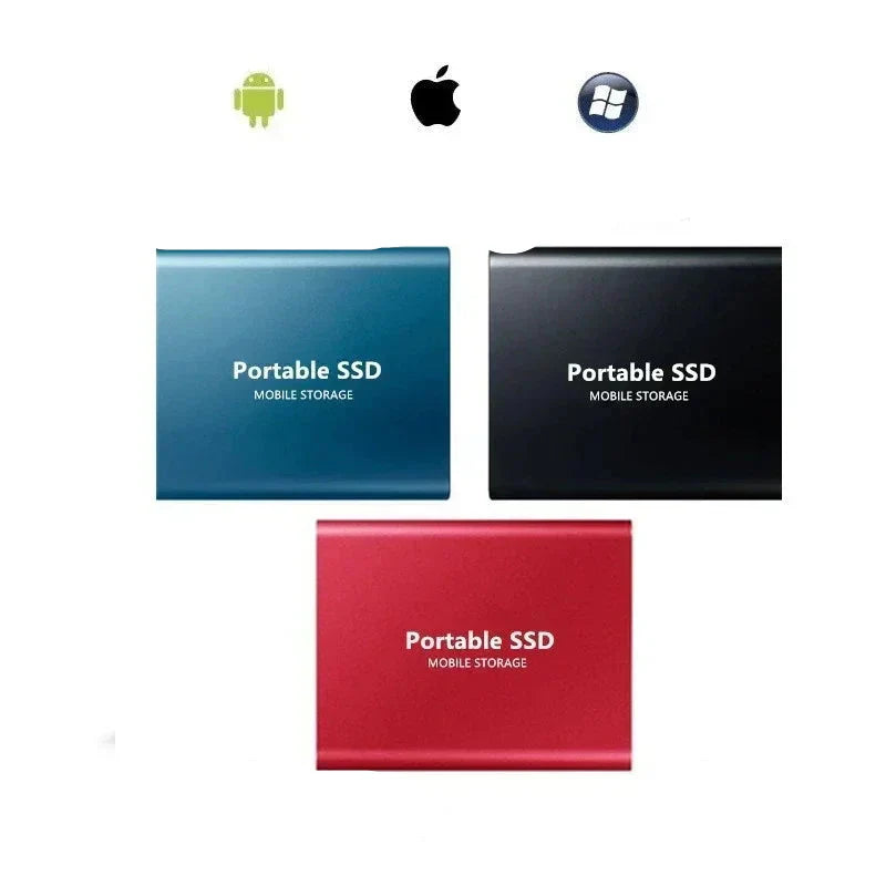 Compact USB-C portable SSD