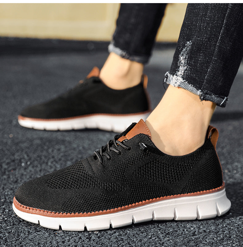 Oxford smart-casual shoes detail