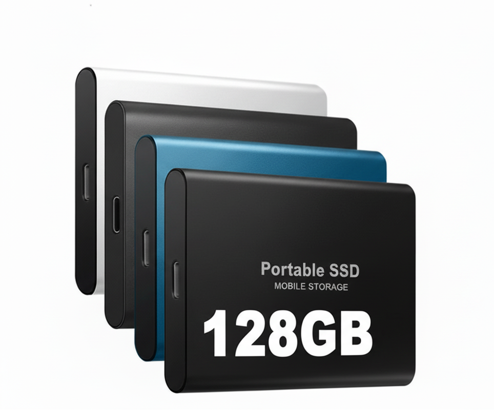 Portable 128GB SSD in Black