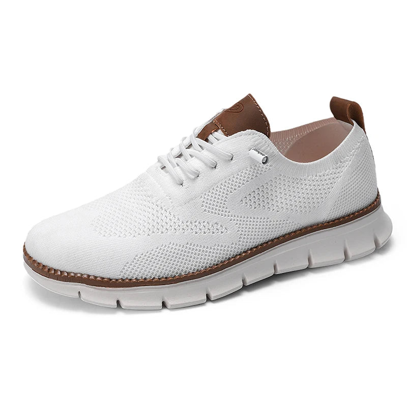 White Oxford smart-casual shoes