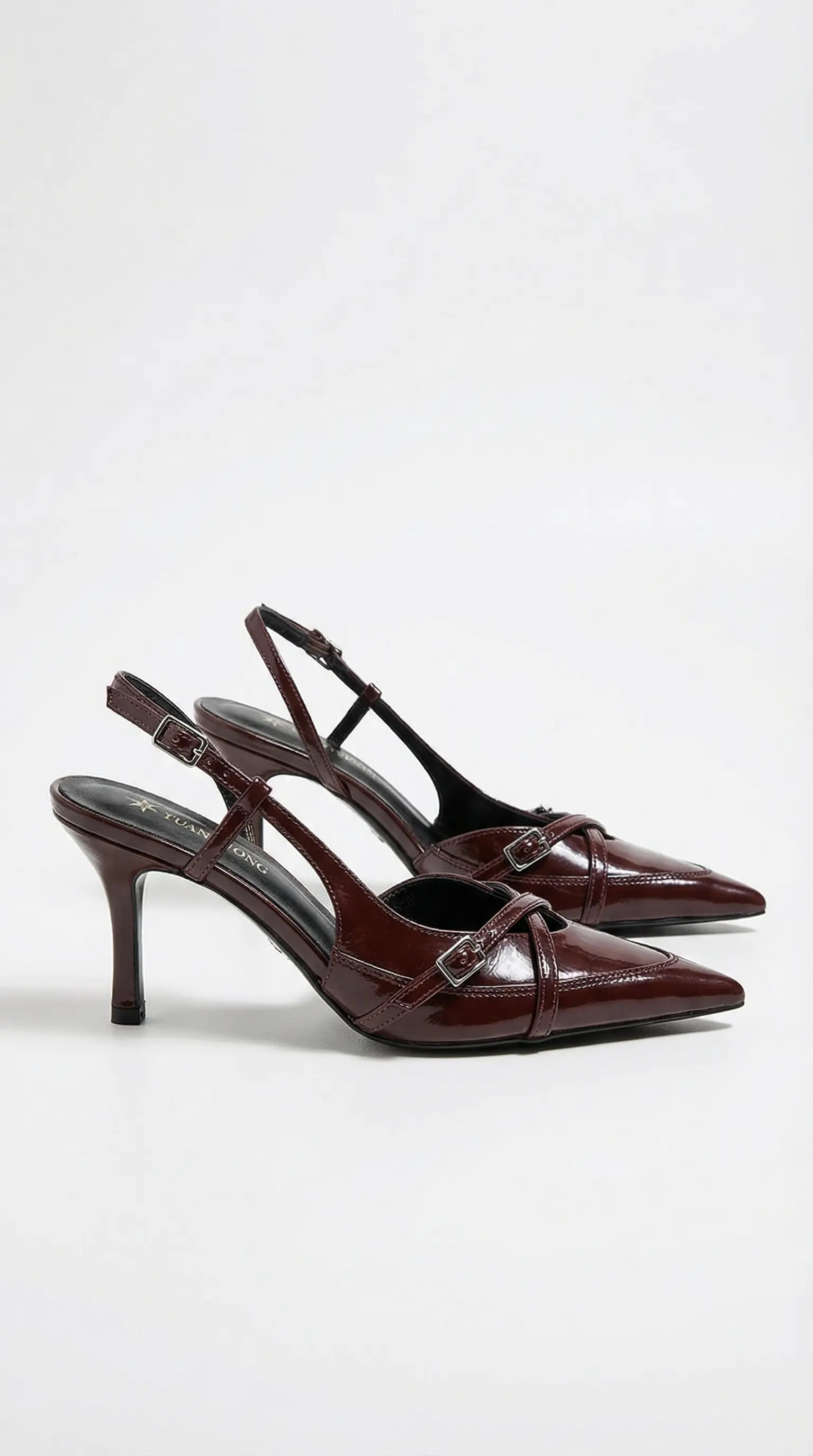 Women's Samantha Collection | Women's Silver Heels with Pointed Toe Design | Chic Slingback Courts for Effortless Style  6