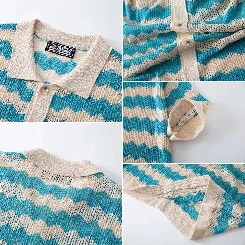 Women's Santos Knit Button Up | Soft and breathable crochet knit 2