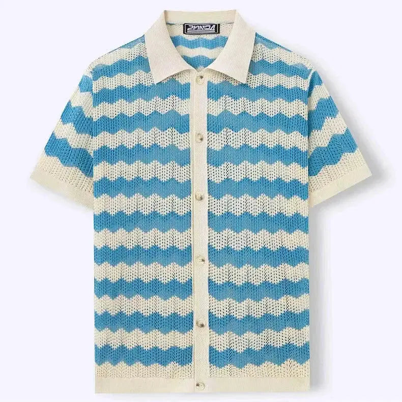 Women's Santos Knit Button Up | Soft and breathable crochet knit 5