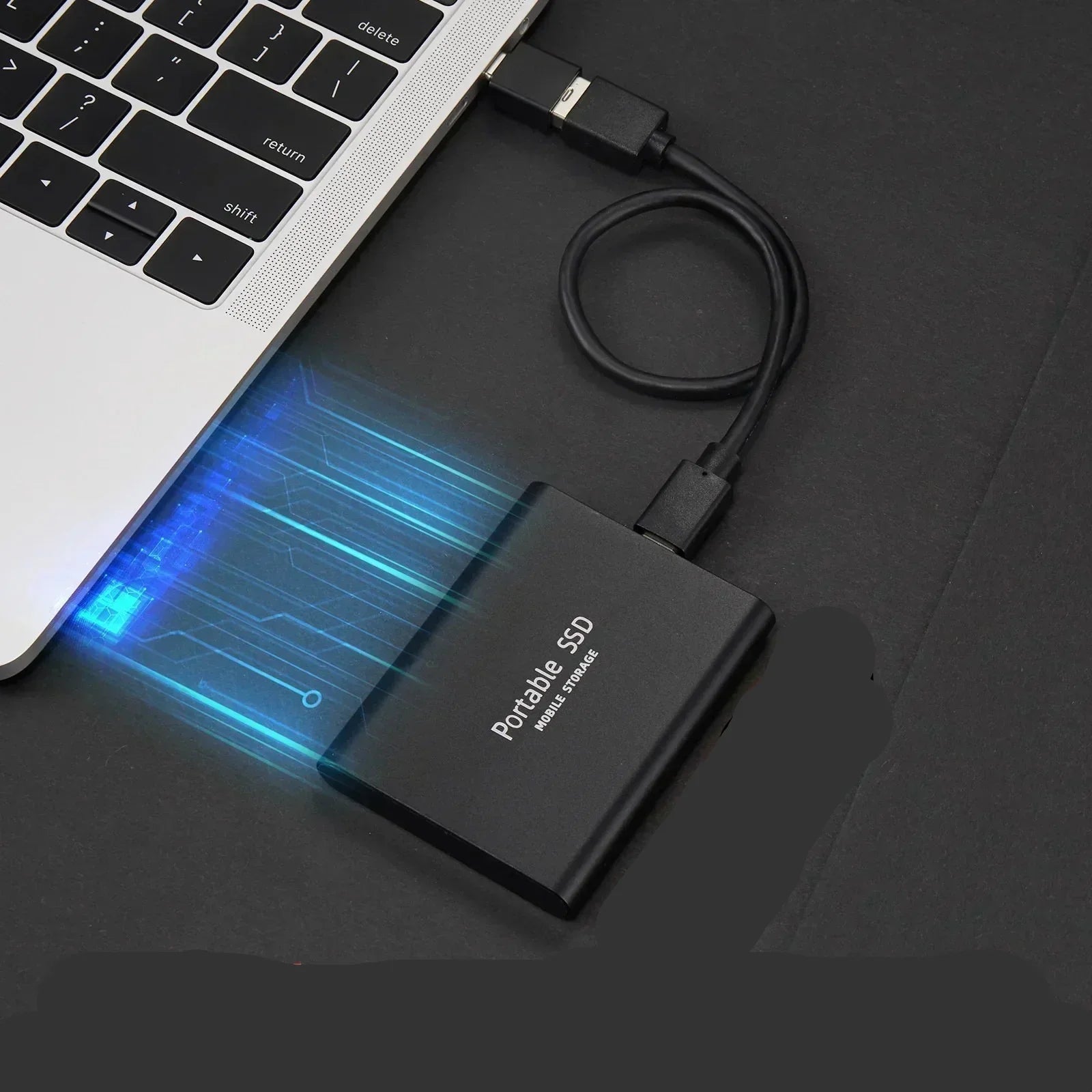 Portable 128GB SSD external drive