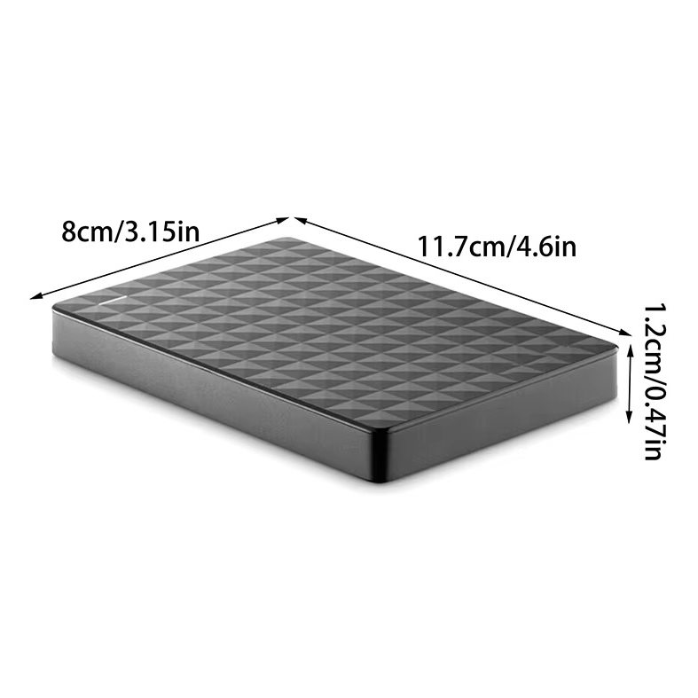Portable external hard drive — packaging