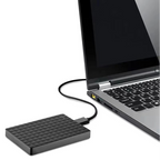 Portable external hard drive — detail