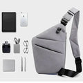 Secure Travel | Anti-Theft Sling Bag with Cut-Resistant Design | Organized & Comfortable for Safe Journeys