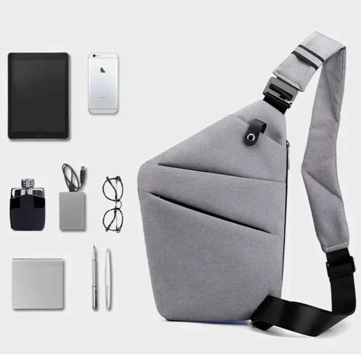 Secure Travel | Anti-Theft Sling Bag with Cut-Resistant Design | Organized & Comfortable for Safe Journeys