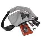 Secure Travel | Anti-Theft Sling Bag with Cut-Resistant Design | Organized & Comfortable for Safe Journeys