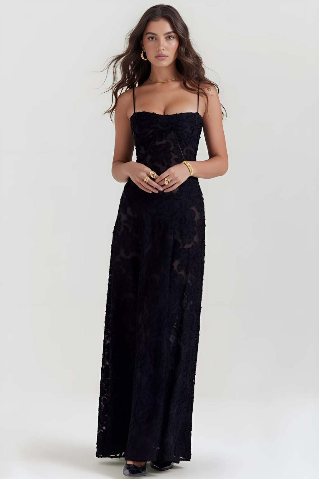 Elegant Evening Dress with Flattering Silhouette – Formal Wedding...