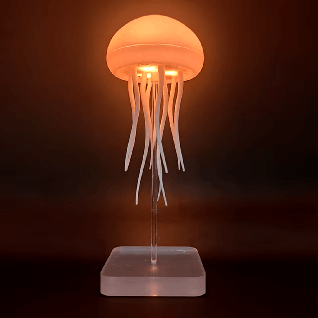 LED Jellyfish Lamp — Voice-Activated RGB Night Light