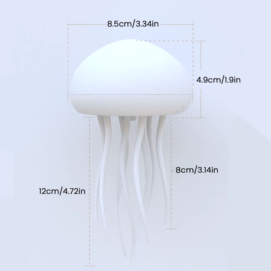 LED Jellyfish Lamp — Voice-Activated RGB Night Light
